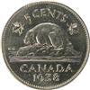 Image 2 : Canada Five Cents 1938 ICCS MS-64