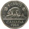 Image 2 : Canada Five Cents 1958 ICCS MS-65