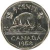 Image 2 : Canada Five Cents 1958 ICCS MS-65