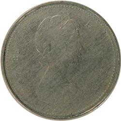 One Cent 1980 on Foreign Planchet