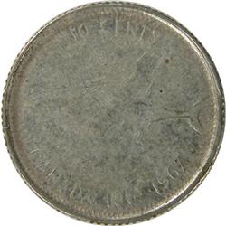 Ten Cents 1967 Die Cap Second Strike