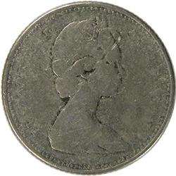 Ten Cents 1968 Die Adjustment Strike