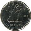 Image 2 : Ten Cents 1999 Struck from Clashed Die