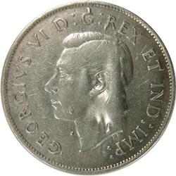 Fifty Cents 1942 Trapped Gas Bubble