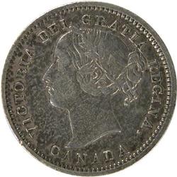 Canada Ten Cents 1858, VF