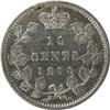 Image 2 : Canada Ten Cents 1870 Wide 0, VF