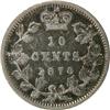 Image 2 : Canada Ten Cents 1870 Wide 0, F-VF