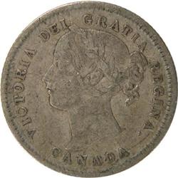 Canada Ten Cents 1871H, F-VF