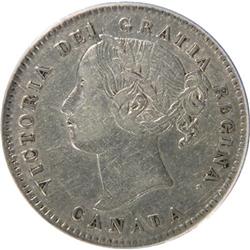 Canada Ten Cents 1872H PCGS EF-40