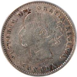 Canada Ten Cents 1875H PCGS VF-30