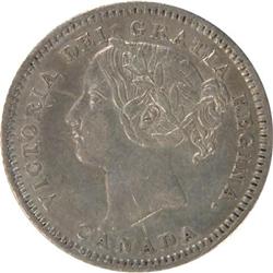 Canada Ten Cents 1883H ICCS EF-40