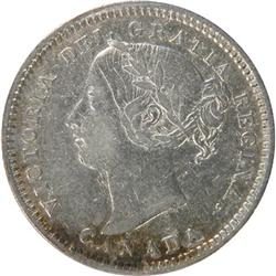 Ten Cents 1885 Obverse 5, ICCS VF-20