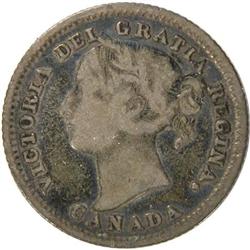 1886 Large Knobbed 6, Obverse 4, Fine