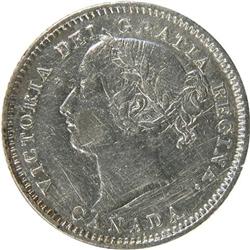Canada Ten Cents 1888, VF-EF
