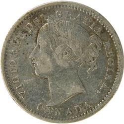 Canada Ten Cents 1894 Obverse 6, VF