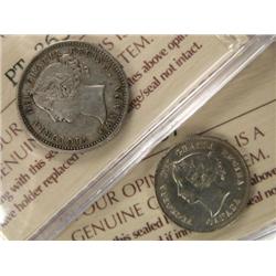 1896 ICCS VF-30 and 5C 1897 ICCS EF-40