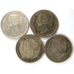 1898 1899 Small 99 1900 1901, all VF