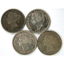 1898 1899 Small 99 1900 1901, all VF