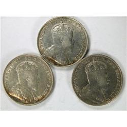 1902, 1902H and 1903H, all VF