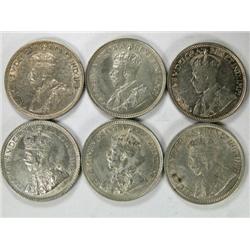 1916 1917 1918 1931 1934 1936, all EF