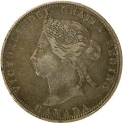 Canada Twenty-Five Cents 1883H VF-EF