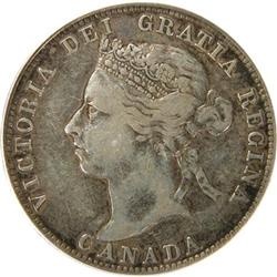 Canada Twenty-Five Cents 1893 ICG VF-25