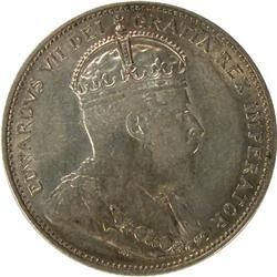 Canada Twenty-Five Cents 1910 EF-AU