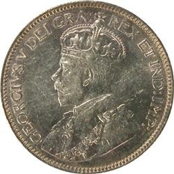 Twenty-Five Cents 1916 ICCS MS-60