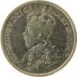 Canada Twenty-Five Cents 1927, VF-EF