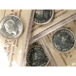 1940 1944 1946 1947 ML, ICCS MS-63 & 62