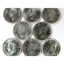 1947ML-1951. Eight pieces, Choice Unc