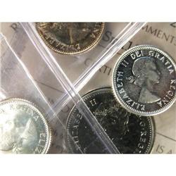 1954 1955, ICCS MS-65. Plus 2 pieces