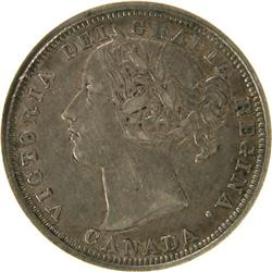 Canada Twenty Cents 1858 ANACS EF-40