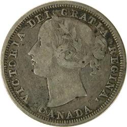 Canada Twenty Cents 1858 F-VF
