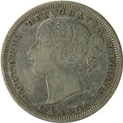 Canada Twenty Cents 1858, Fine