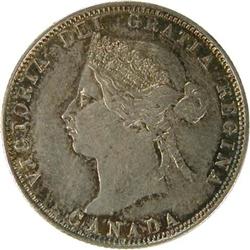 Twenty-Five Cents 1871 Obverse 2, EF