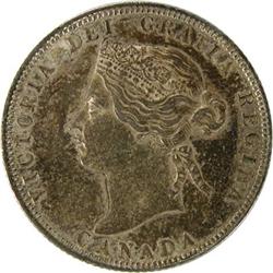 Twenty-Five Cents 1872H Obverse 2, EF