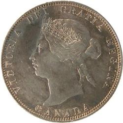 Canada Twenty-Five Cents 1874H EF
