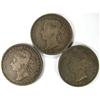 Image 1 : 1874H, 1882H & 1886 SBE Obv 5, all Fine
