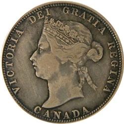 Twenty-Five Cents 1875H PCGS VF-35