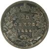 Image 2 : Twenty-Five Cents 1880H Narrow 0, VF