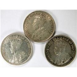 1928, 1929 and 1932, all EF