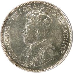 Canada Twenty-Five Cents 1933 ICG AU-58