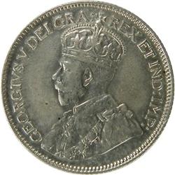 Twenty-Five Cents 1936 Dot, VF-EF