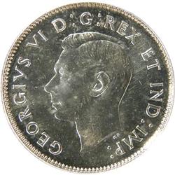 Twenty-Five Cents 1947 Dot PCGS MS-63