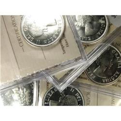 1958-1967, Eight pieces, all ICCS MS-64