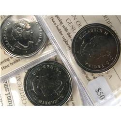 2004P, three different, all ICCS MS-66