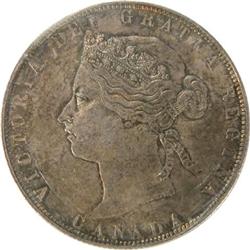 Canada Fifty Cents 1870 LCW ICCS MS-64