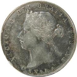 Canada Fifty Cents 1870 LCW, VF