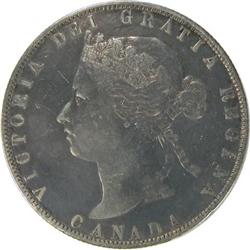 Canada Fifty Cents 1871, F-VF